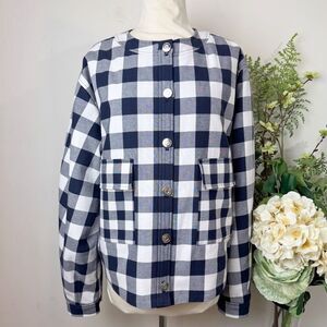 ALIGNE | Nathan Check Quilted Jacket | large | nwt new | Anthropologie